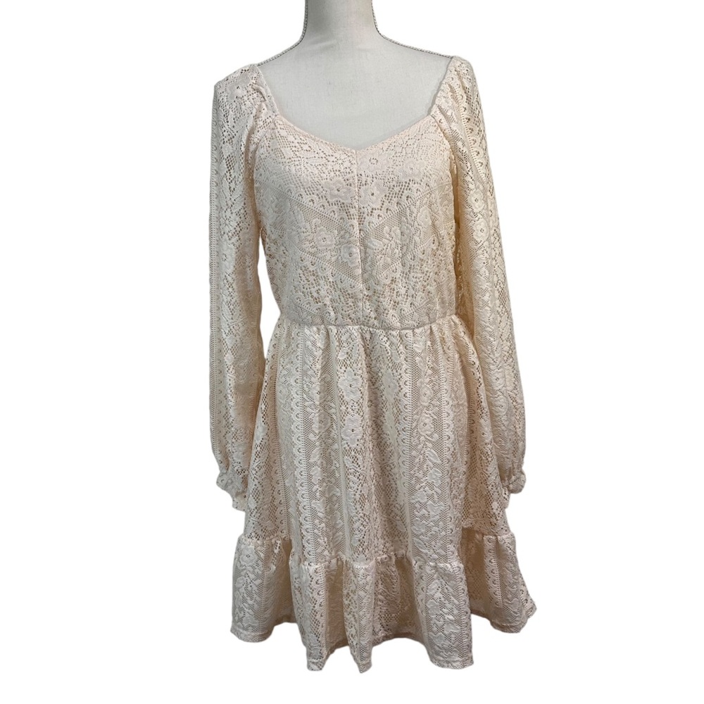 LC Lauren Conrad Womens Lace Dress
